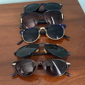 5 pairs of sunglasses